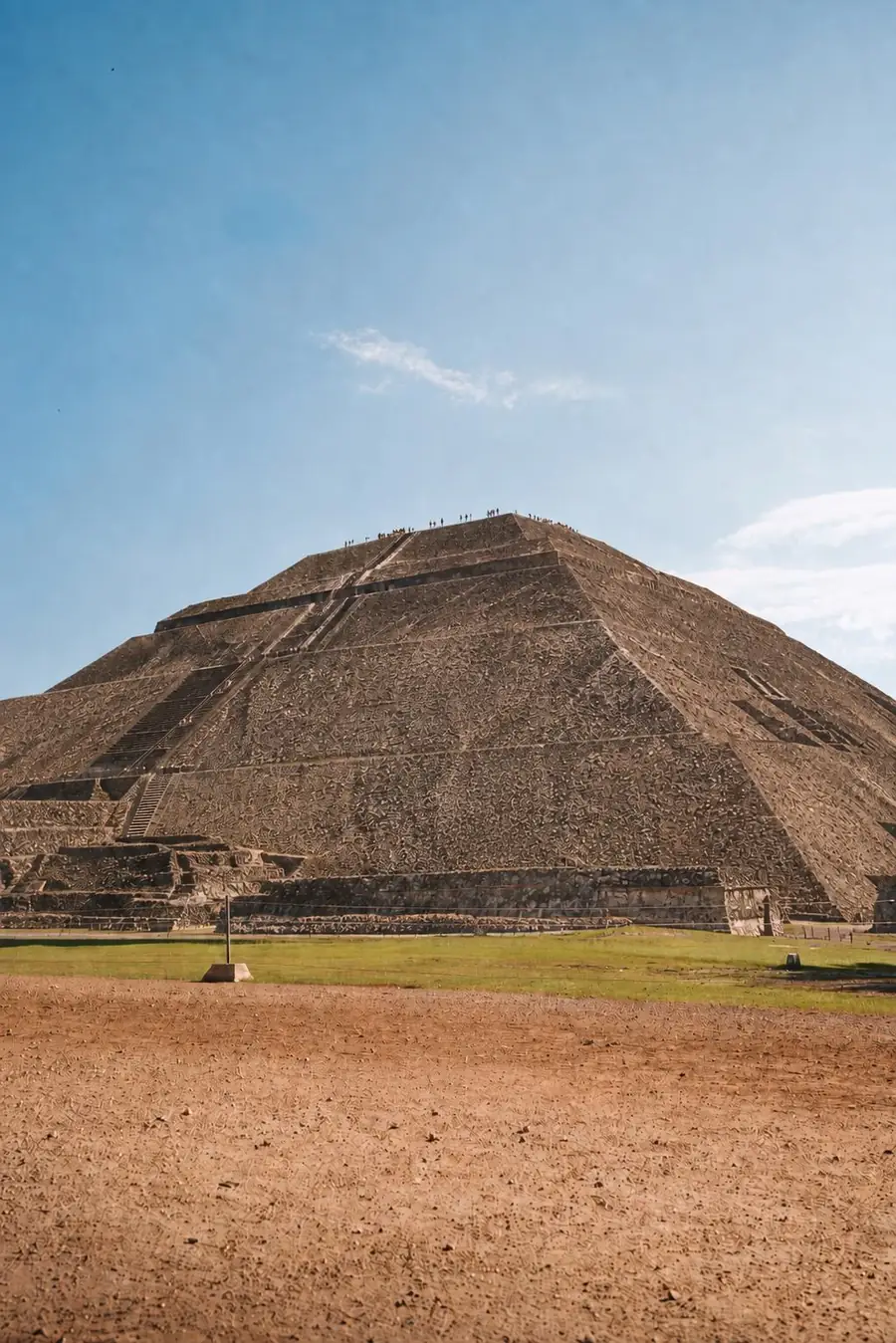 The Pyramid of the Sun at Teotihuacán